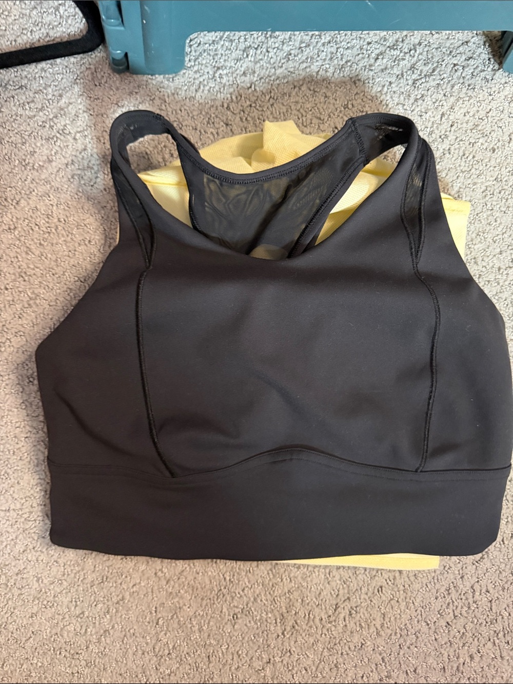 Women’s Black Racerback Sports Bra - Supportive Active Top